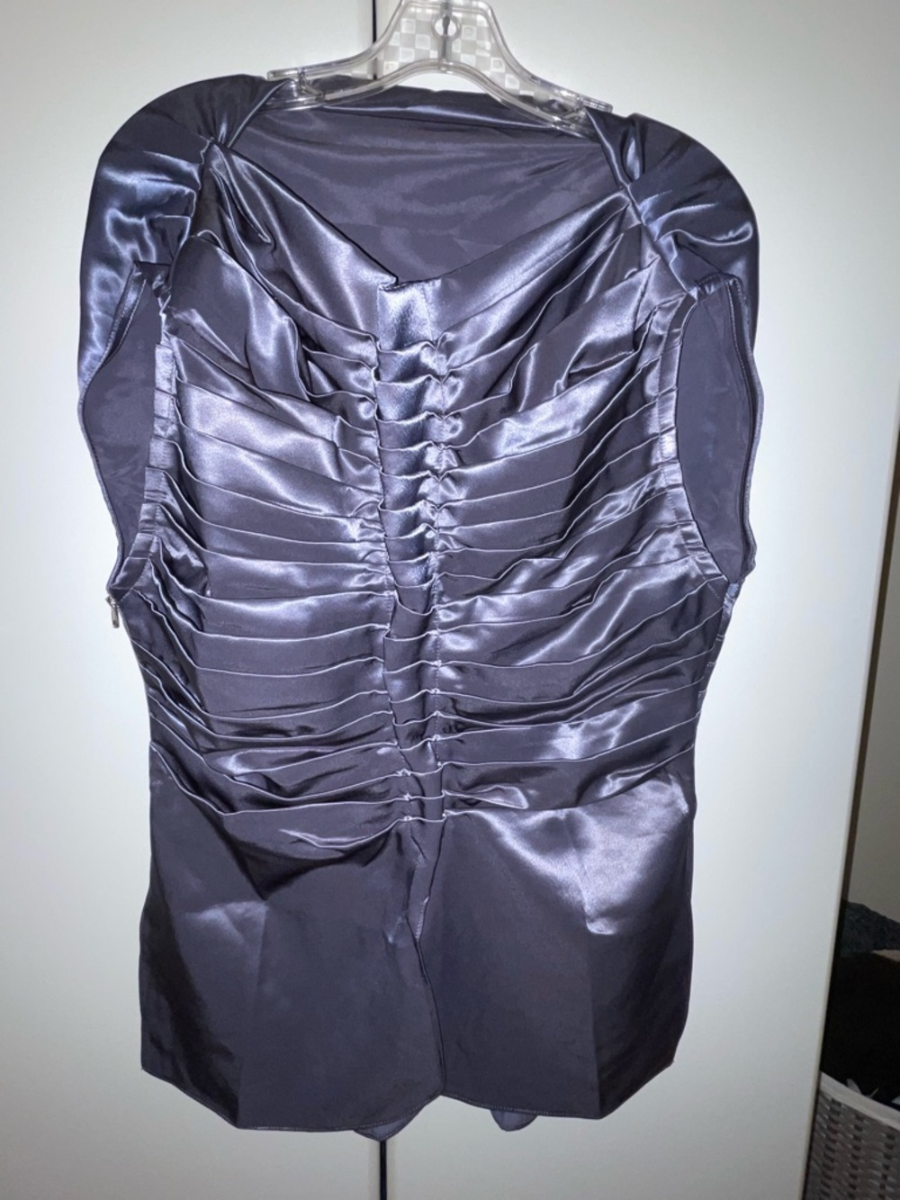 Spine Ruching Back Detail Blouse